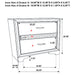 Miranda Bedroom Set with Storage - U&U Home Budget Furniture (Carteret, NJ)
