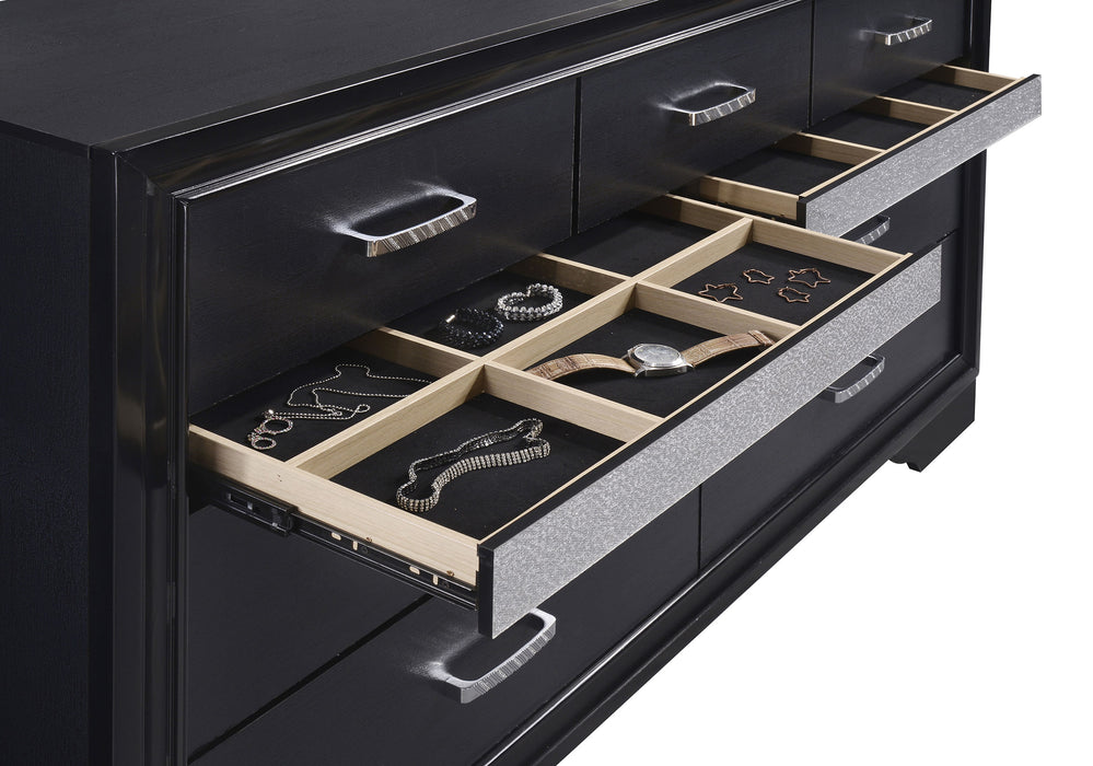 Miranda Bedroom Set with Storage - U&U Home Budget Furniture (Carteret, NJ)
