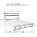 Miranda Bedroom Set with Storage - U&U Home Budget Furniture (Carteret, NJ)