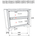 Miranda Bedroom Set with Storage - U&U Home Budget Furniture (Carteret, NJ)