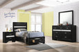 Miranda Bedroom Sets Black - U&U Home Budget Furniture (Carteret, NJ)