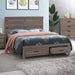 Brantford Wood Storage Panel Bed - U&U Home Budget Furniture (Carteret, NJ)