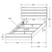 Brantford Wood Storage Panel Bed - U&U Home Budget Furniture (Carteret, NJ)
