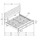 Brantford Wood Storage Panel Bed - U&U Home Budget Furniture (Carteret, NJ)