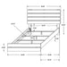 Brantford Wood Storage Panel Bed - U&U Home Budget Furniture (Carteret, NJ)