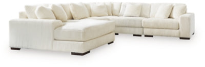 Lindyn Sectional with Chaise - U&U Home Budget Furniture (Carteret, NJ)
