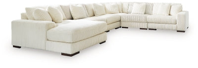Lindyn Sectional with Chaise - U&U Home Budget Furniture (Carteret, NJ)