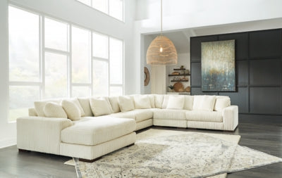 Lindyn Sectional with Chaise - U&U Home Budget Furniture (Carteret, NJ)