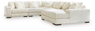 Lindyn Sectional with Chaise - U&U Home Budget Furniture (Carteret, NJ)