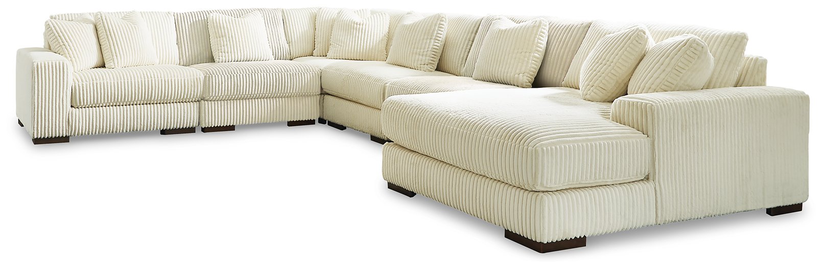 Lindyn Sectional with Chaise - U&U Home Budget Furniture (Carteret, NJ)