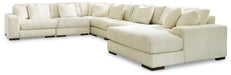 Lindyn Sectional with Chaise - U&U Home Budget Furniture (Carteret, NJ)