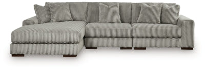 Lindyn Sectional with Chaise - U&U Home Budget Furniture (Carteret, NJ)