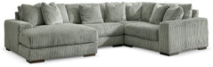 Lindyn Sectional with Chaise - U&U Home Budget Furniture (Carteret, NJ)