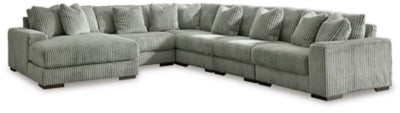 Lindyn Sectional with Chaise - U&U Home Budget Furniture (Carteret, NJ)
