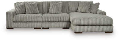 Lindyn Sectional with Chaise - U&U Home Budget Furniture (Carteret, NJ)
