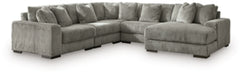 Lindyn Sectional with Chaise - U&U Home Budget Furniture (Carteret, NJ)