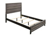 Watson Full & Twin Panel Bed Grey Oak - U&U Home Budget Furniture (Carteret, NJ)