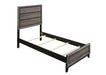 Watson Full & Twin Panel Bed Grey Oak - U&U Home Budget Furniture (Carteret, NJ)