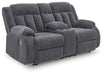 Observation Power Reclining Loveseat with Console - U&U Home Budget Furniture (Carteret, NJ)