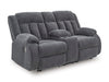 Observation Power Reclining Loveseat with Console - U&U Home Budget Furniture (Carteret, NJ)
