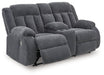 Observation Power Reclining Loveseat with Console - U&U Home Budget Furniture (Carteret, NJ)