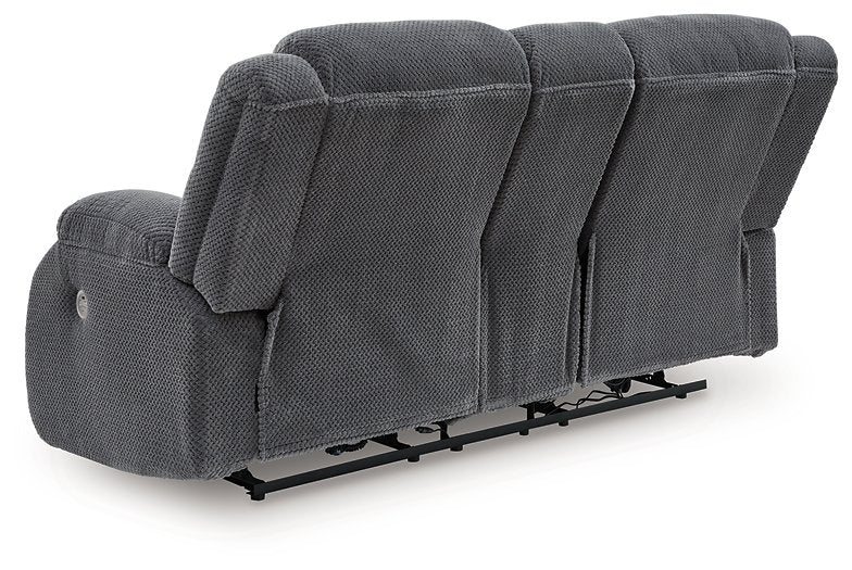 Observation Power Reclining Loveseat with Console - U&U Home Budget Furniture (Carteret, NJ)