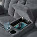 Observation Power Reclining Loveseat with Console - U&U Home Budget Furniture (Carteret, NJ)