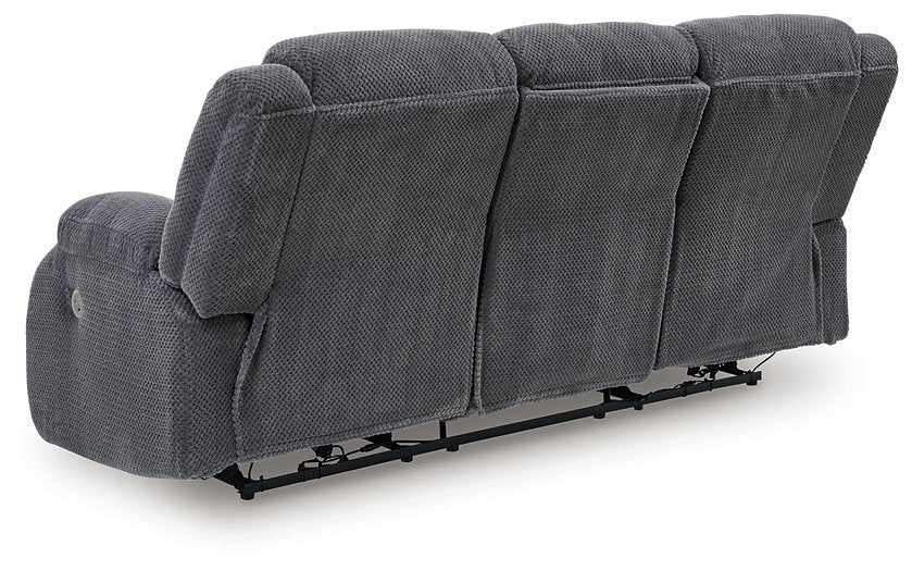 Observation Power Reclining Sofa with Drop Down Table - U&U Home Budget Furniture (Carteret, NJ)
