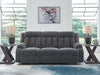 Observation Power Reclining Sofa with Drop Down Table - U&U Home Budget Furniture (Carteret, NJ)