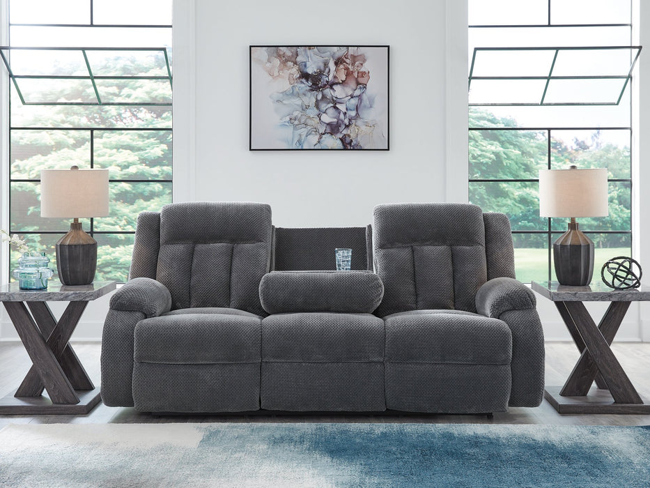 Observation Power Reclining Sofa with Drop Down Table - U&U Home Budget Furniture (Carteret, NJ)