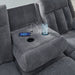 Observation Power Reclining Sofa with Drop Down Table - U&U Home Budget Furniture (Carteret, NJ)