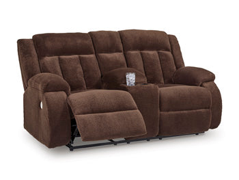 Observation Power Reclining Loveseat with Console - U&U Home Budget Furniture (Carteret, NJ)