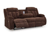Observation Power Reclining Sofa with Drop Down Table - U&U Home Budget Furniture (Carteret, NJ)