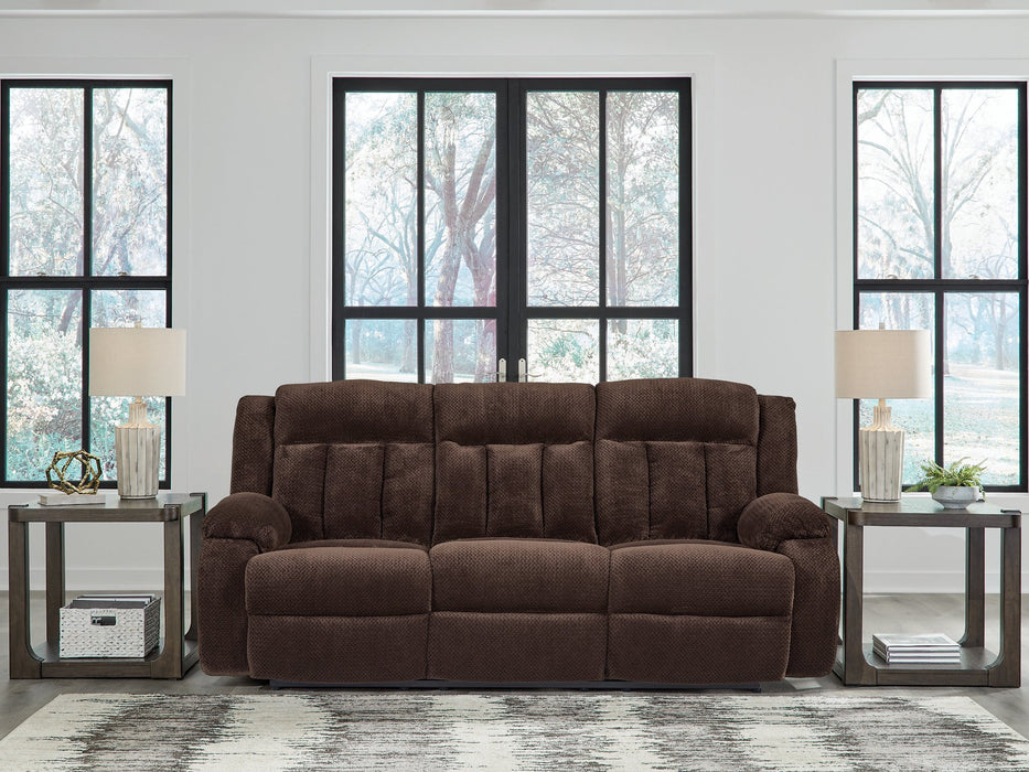 Observation Power Reclining Sofa with Drop Down Table - U&U Home Budget Furniture (Carteret, NJ)