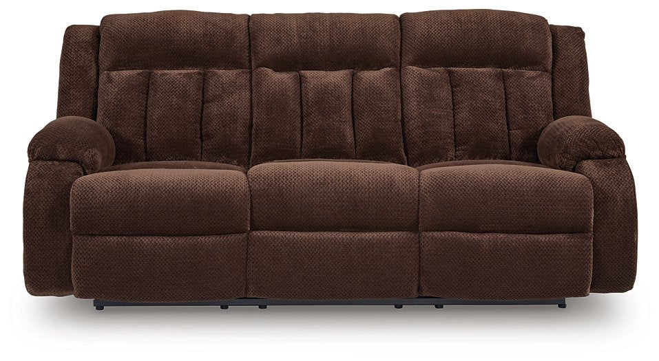 Observation Power Reclining Sofa with Drop Down Table - U&U Home Budget Furniture (Carteret, NJ)