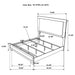 Hyland 4 & 5 Piece Bedroom Set E.King & Queen - U&U Home Budget Furniture (Carteret, NJ)