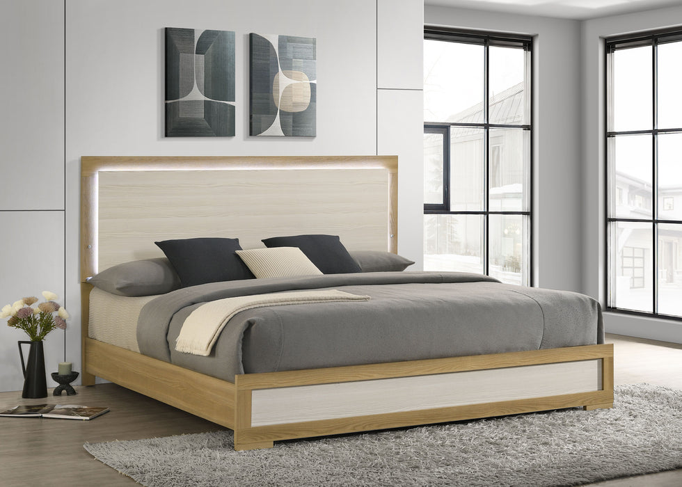 Hyland Eastern King & Queen Bed - U&U Home Budget Furniture (Carteret, NJ)