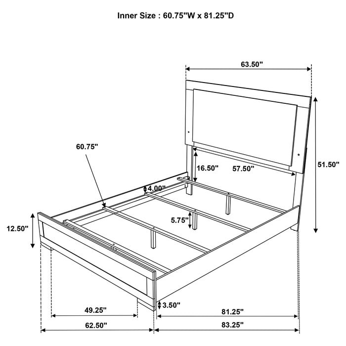 Hyland 4 & 5 Piece Bedroom Set E.King & Queen - U&U Home Budget Furniture (Carteret, NJ)