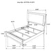 Hyland 4 & 5 Piece Bedroom Set E.King & Queen - U&U Home Budget Furniture (Carteret, NJ)