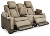 Next-Gen DuraPella Power Reclining Loveseat with Console - U&U Home Budget Furniture (Carteret, NJ)