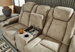 Next-Gen DuraPella Power Reclining Loveseat with Console - U&U Home Budget Furniture (Carteret, NJ)