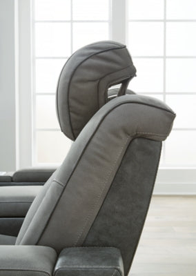 Next-Gen DuraPella Power Reclining Loveseat with Console - U&U Home Budget Furniture (Carteret, NJ)