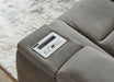 Next-Gen DuraPella Power Reclining Loveseat with Console - U&U Home Budget Furniture (Carteret, NJ)