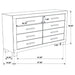 Woodmont Bedroom Sets - U&U Home Budget Furniture (Carteret, NJ)