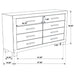 Woodmont 4 & 5 Piece E.King, Queen, & Cal;.King Bedroom Sets - U&U Home Budget Furniture (Carteret, NJ)