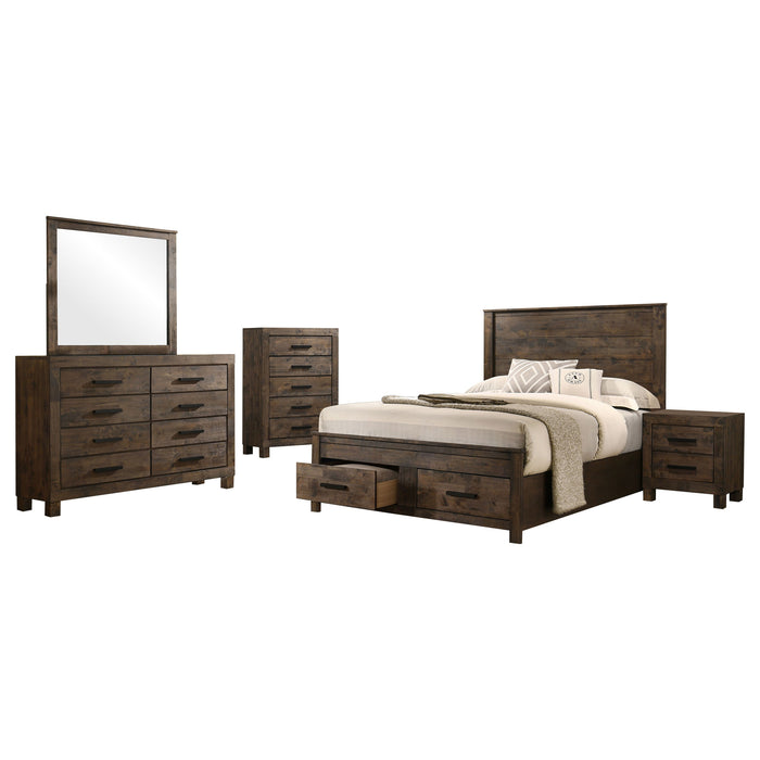 Woodmont 4 & 5 Piece E.King, Queen, & Cal;.King Bedroom Sets - U&U Home Budget Furniture (Carteret, NJ)
