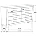 Woodmont 4 & 5 Piece E.King, Queen, & Cal;.King Bedroom Sets - U&U Home Budget Furniture (Carteret, NJ)