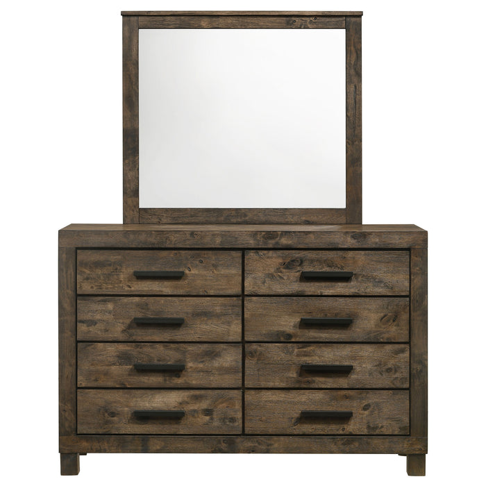 Woodmont Dresser With Mirror - U&U Home Budget Furniture (Carteret, NJ)
