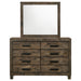 Woodmont Dresser With Mirror - U&U Home Budget Furniture (Carteret, NJ)
