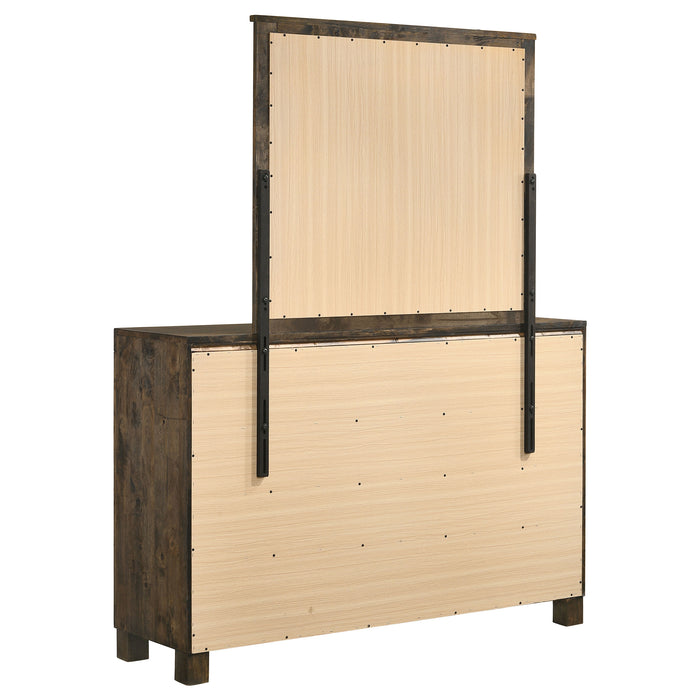 Woodmont Dresser With Mirror - U&U Home Budget Furniture (Carteret, NJ)